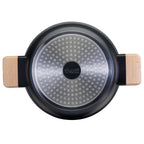 Olla con Tapa de Vidrio Templado 24 cms.