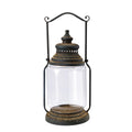 Farol fierro y vidrio