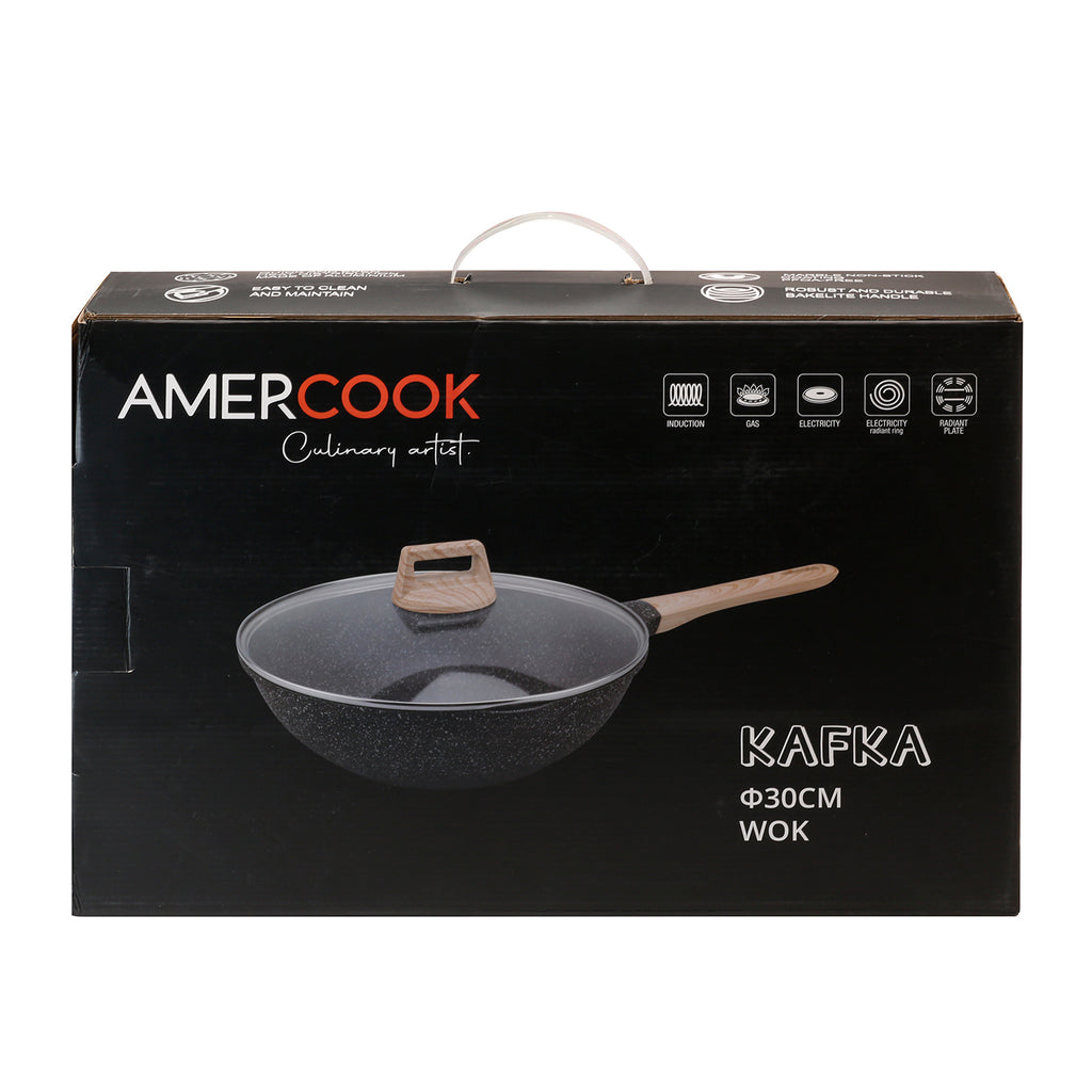Wok de Aluminio Forjado 30 cm Kafka