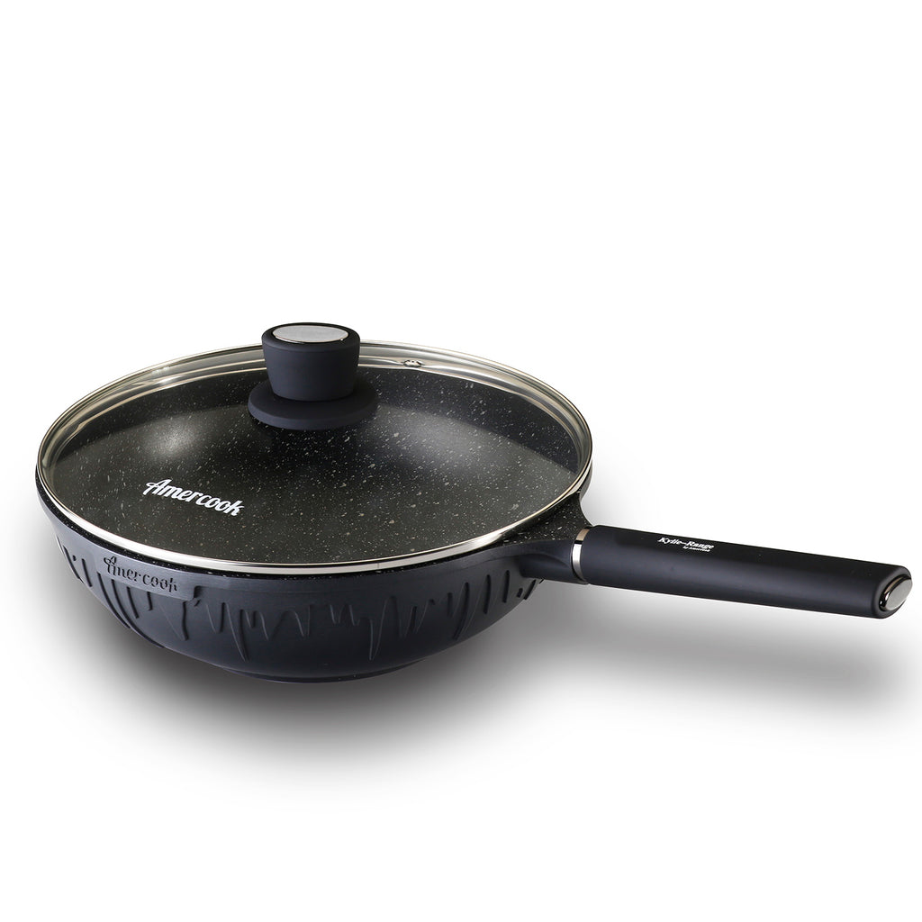 Wok de Aluminio Fundido a Presión de 28 cms.