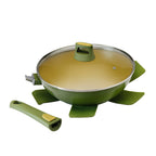 Wok de Aluminio Fundido 28 cm Olive