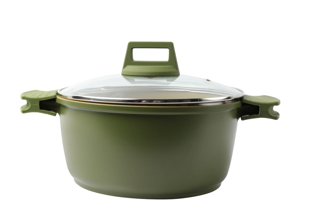 Olla de Aluminio Fundido 24 cm Olive
