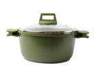 Olla de Aluminio Fundido 24 cm Olive