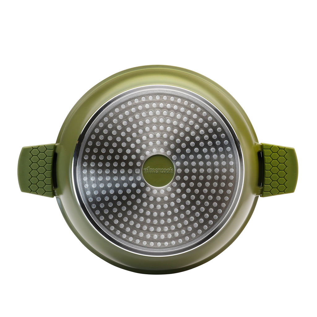 Olla de Aluminio Fundido 24 cm Olive