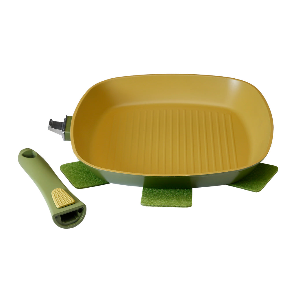 Grill de Aluminio Fundido 28 cm Olive