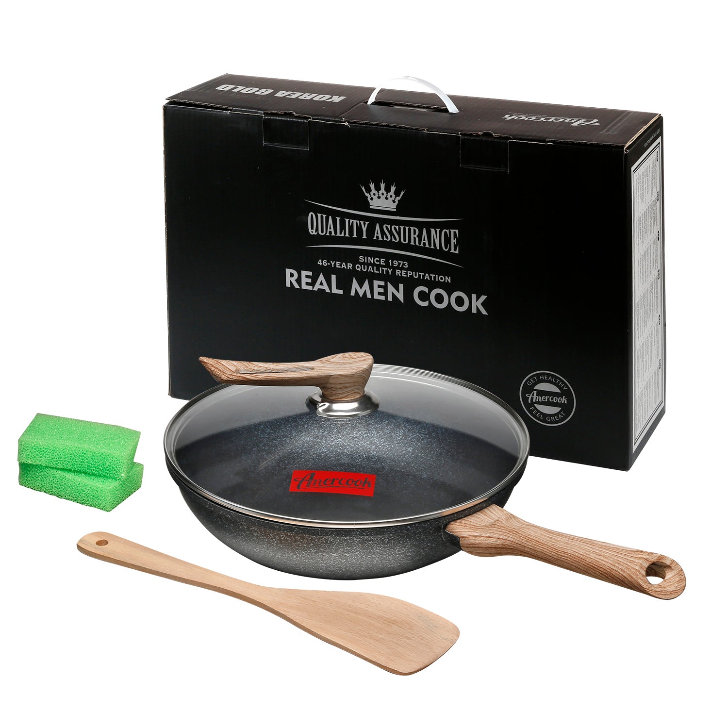 Wok de Aluminio Forjado 30 cms.