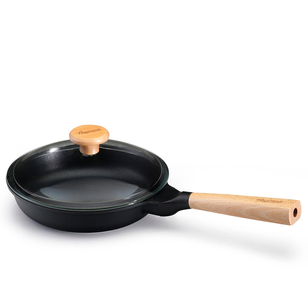 Sartén con Tapa de Vidrio Templado 24 cms.