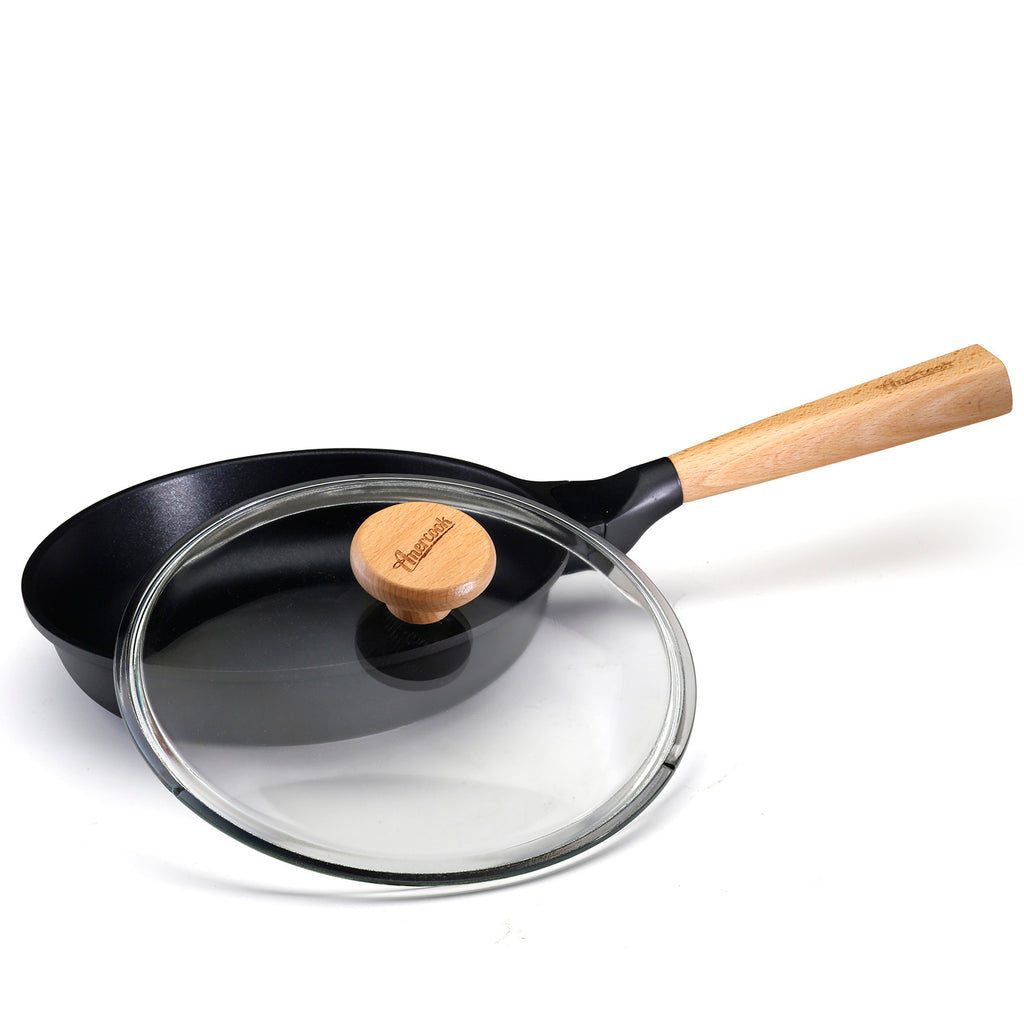 Sartén con Tapa de Vidrio Templado 24 cms.