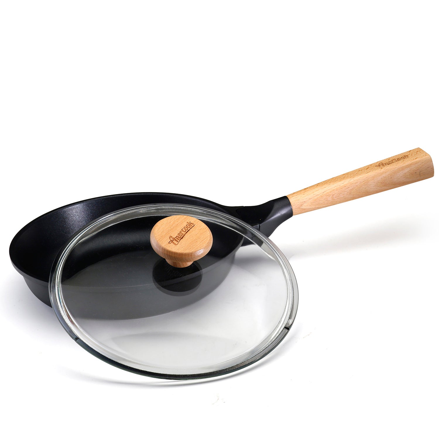 Sartén con Tapa de Vidrio Templado 24 cms.