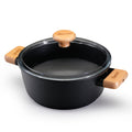 Olla con Tapa de Vidrio Templado 24 cms.