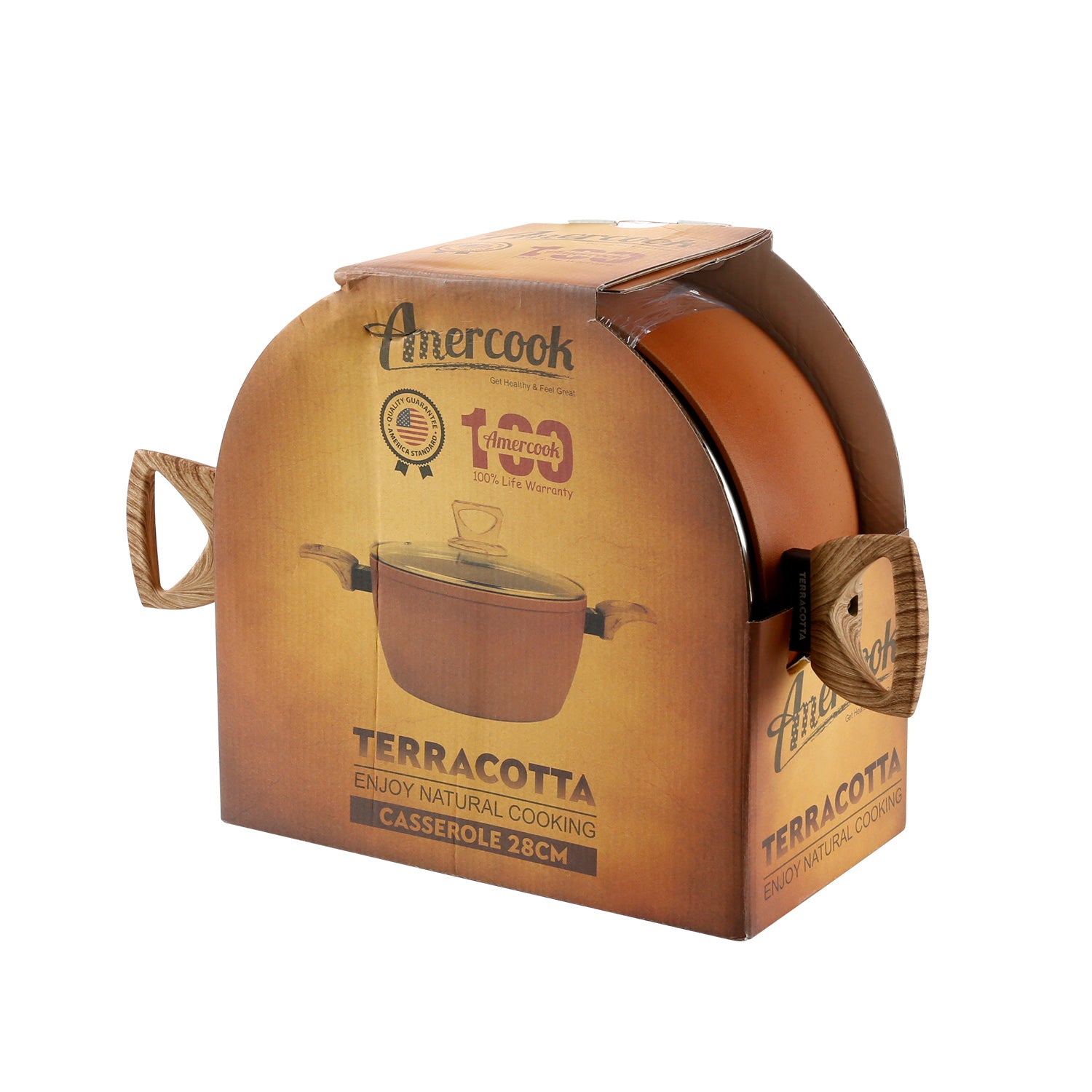 Amercook Olla de Aluminio Forjado 28 cms.