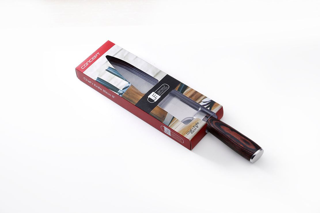 Cuchillo Chef 20 cms., Línea Wood