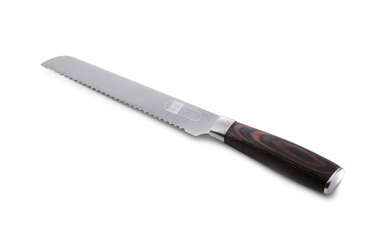 Cuchillo Pan 20 cms., Línea Wood