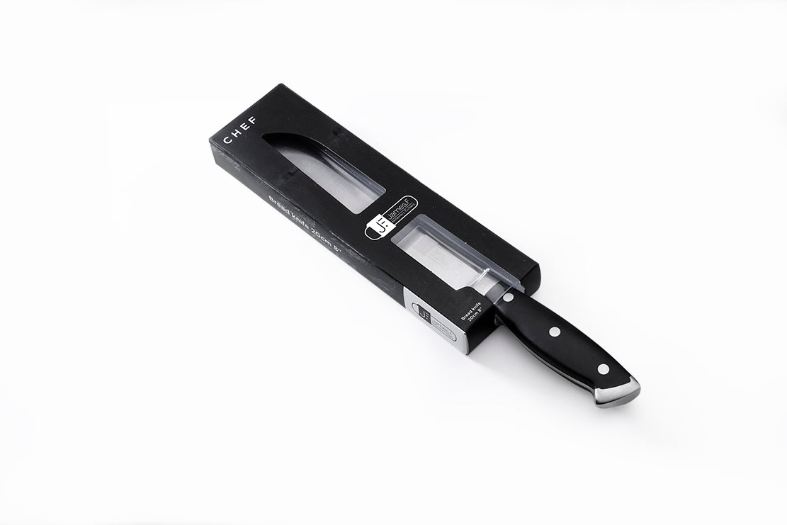 Cuchillo Pan 20 cms., Línea Black